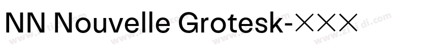 NN Nouvelle Grotesk字体转换 NN Nouvelle Grotesk字体转换